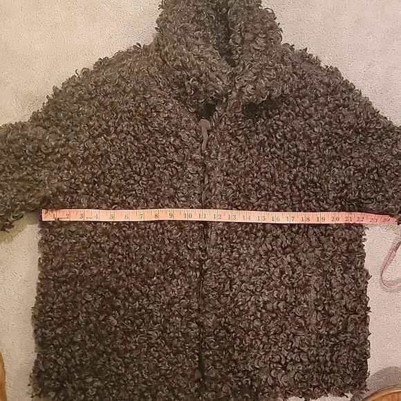 Philosophy green poodle coat sz med - Picture 5 of 11